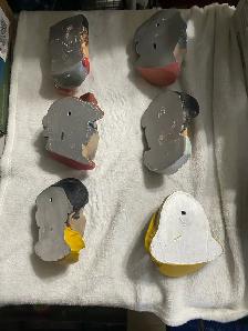 CHALKWARE HEAD SCULPTURES - Photo 2