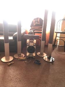 Sony surround sound stereo speakers