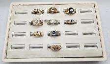 10k / 14k / 18k Gold Men's Rings with Diamonds, Onyx, Sapphire