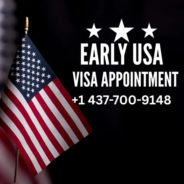 EARLY USA VISA appointment dates are available