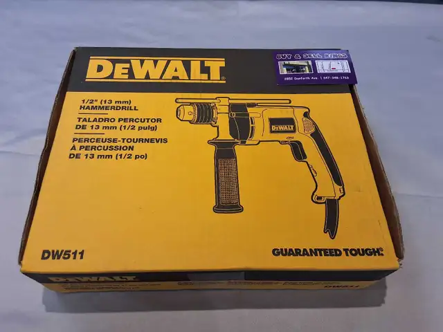Dewalt DW511 1/2'Hammer Drill NEW