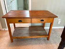 Solid Wood Desk / Stand