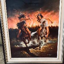 ONE 24X30 OIL PAINTING ON CANVASBY R THOMASAS PICTURED