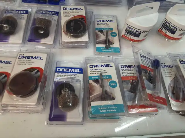 Dremel Rotary Tool Bits, blades, discs, wheels NEW