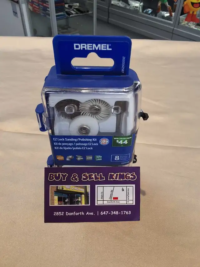 Dremel EZ726 8 Piece Sanding & Polishing  Kit NEW