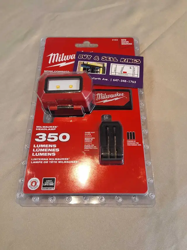 Milwaukee 2103 350 lumens headlamp NEW