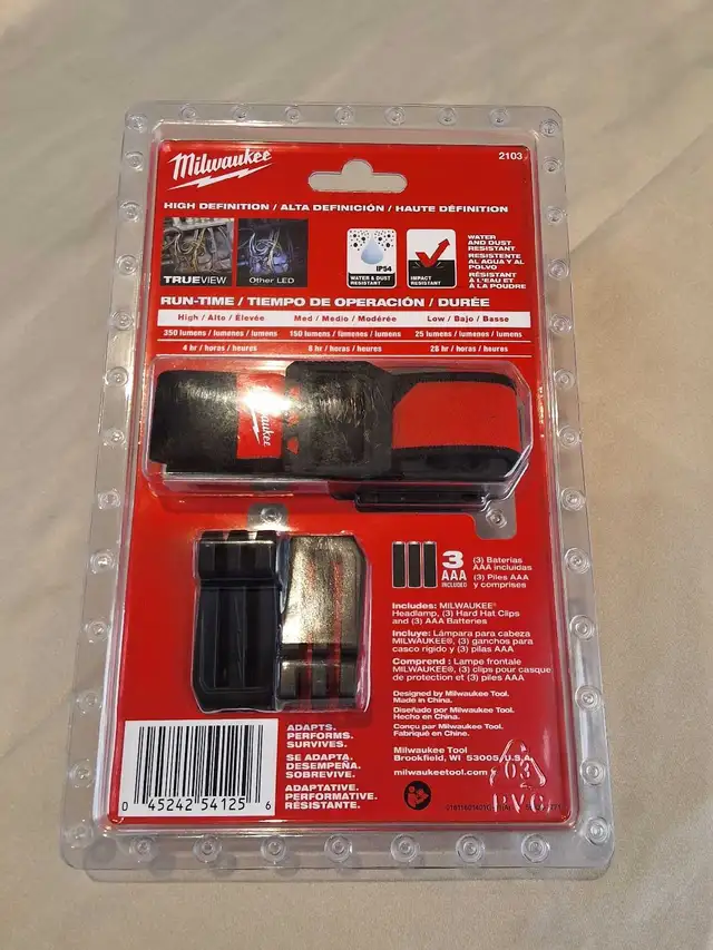 Milwaukee 2103 350 lumens headlamp NEW - Photo 2