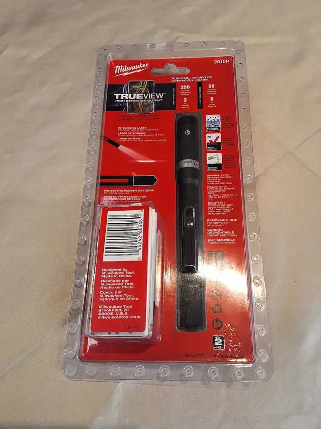Milwaukee 2010R 250 lumens light & laser pointer NEW - Photo 2