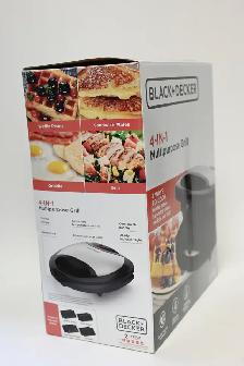 Black & Decker 4-in-1 Grill Waffle Griddle Brand New In Box - Photo 4