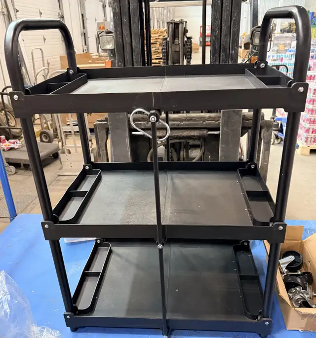 Nightcore Folding Utility Cart, 3-Tier - Photo 4