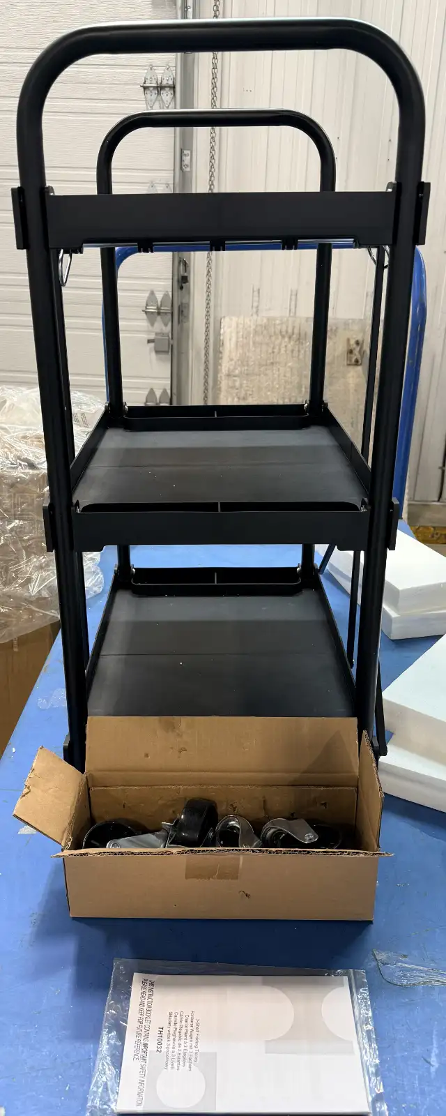 Nightcore Folding Utility Cart, 3-Tier - Photo 5