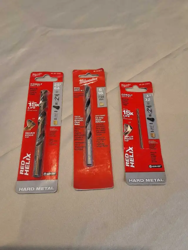 Milwaukee Drill Bits NEW