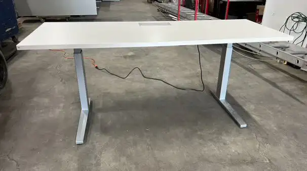 Herman Miller Renew™ Sit-to-Stand Rectangular Table C-Foot !