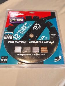 Makita B-69668 12' Diamond Quick Cut Concrete Saw Blade NEW