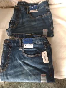 New 2 Pairs of Men's Old Navy Jeans 38'W x 32'L Straight Leg - Photo 3