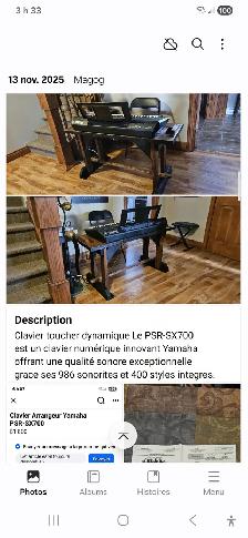 Clavier yamaha PSR SX 700 etat de neufuf - Photo 3