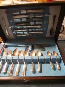 #35A  CROYDON/MARY LEE silverware set for 4 - Photo 2