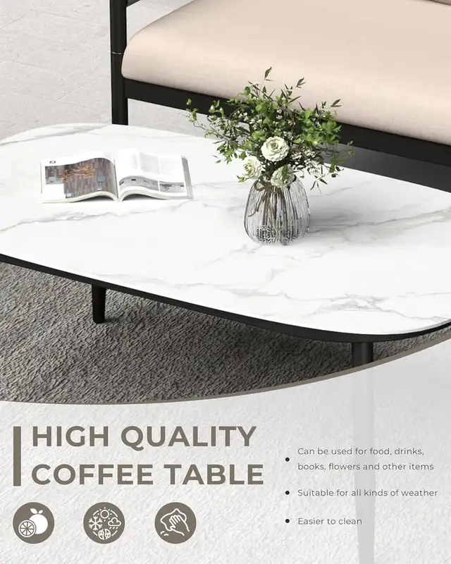 Brand New 4Pcs Patio Furniture Set - 4.5' Thick Cushions $499 - Photo 7