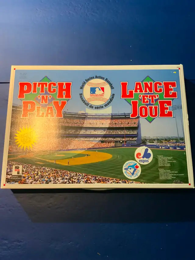 Pitch ‘n’ Play Baseball board game. 1991 Playtoy Industries