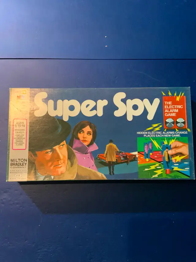 1971 Super Spy board game. Milton Bradley. Complete