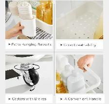 SONGMICS 3-Tier Rolling Utility Cart - Photo 4