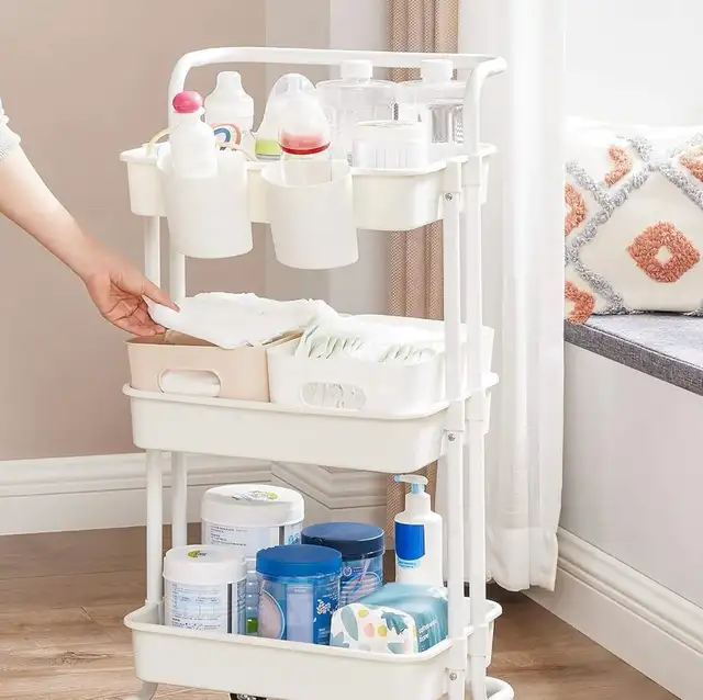 SONGMICS 3-Tier Rolling Utility Cart - Photo 8