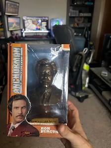 Selling Ron Burgundy collector bust.