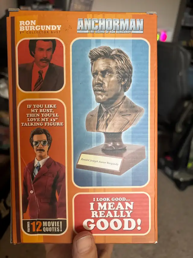 Selling Ron Burgundy collector bust. - Photo 2