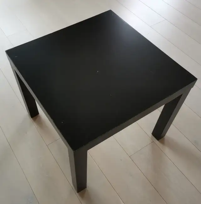IKEA Black Square Table