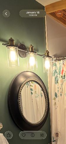 Bathroom lights