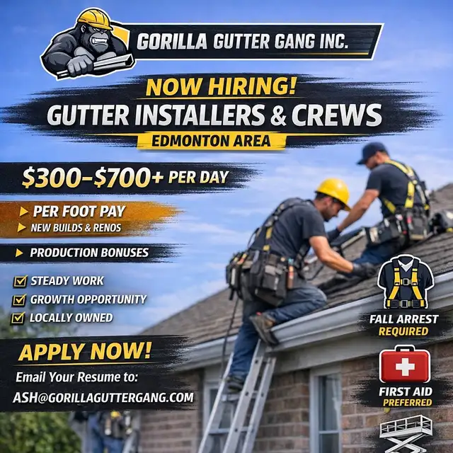Gutter Installers & Helpers