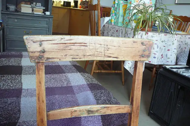 CHAISE ANTIQUE avec Chevilles , Clous à tête carrée , Babiche - Photo 9