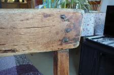 CHAISE ANTIQUE avec Chevilles , Clous à tête carrée , Babiche - Photo 10