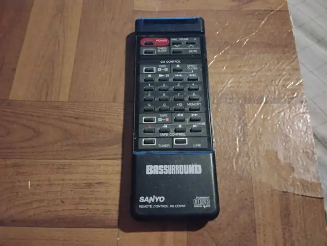 Sanyo RB CD950 CD PLayer Remote Control