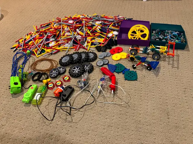 For Sale: K'nex, approx 3000 pieces, $120 or best offer
