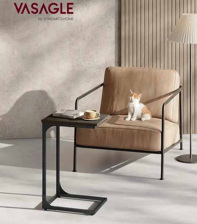 VASAGLE C-Shaped Side Table - Photo 2