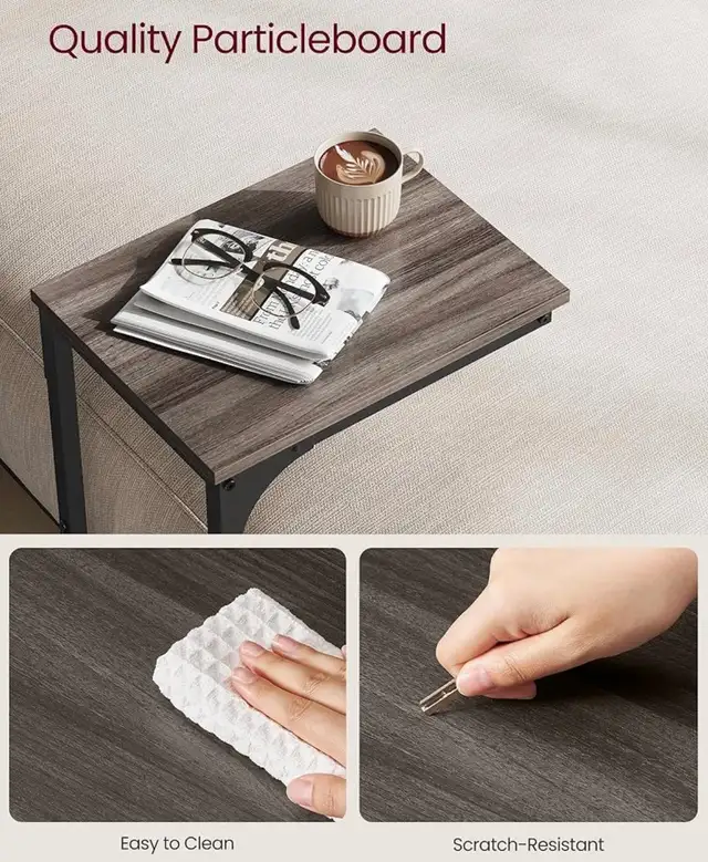 VASAGLE C-Shaped Side Table - Photo 5