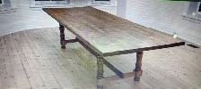 STUNNING NEW OAK TABLE 8FT X 43' & 2' THICK LOUIS XIII STYLE - Photo 5