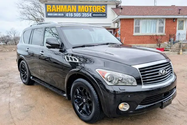 2011 Infiniti QX56 4WD | 8-seater! | Sun-roof! | Heated seats! |