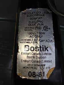 Bostik 260 Electic Glue Gun 120V 160W - Photo 9