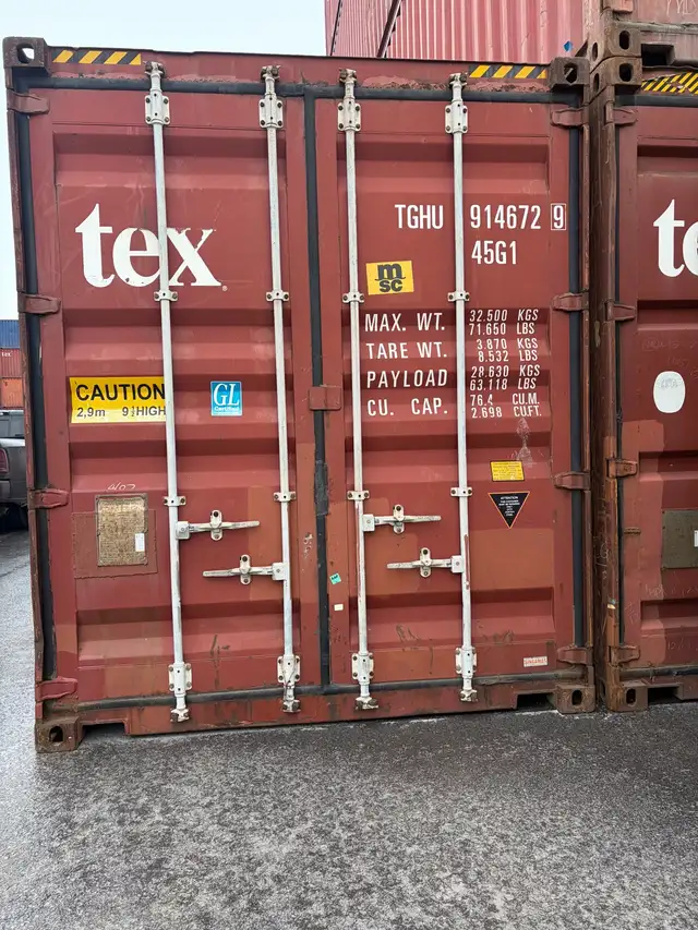 Used 40’ Shipping Container (seacan) - Local Delivery I