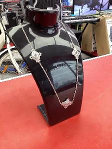 chaîne en argent avec 5 breloques intégré - Photo 2