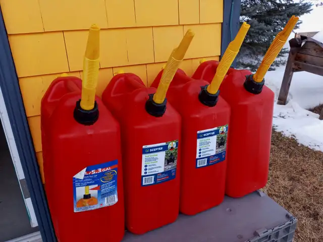 5 Gallon Gas cans