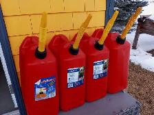 5 Gallon Gas cans