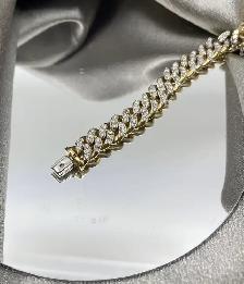 10KT Yellow Gold 27.90GM Evil Eye Bracelet $6129 - Photo 5