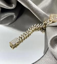 10KT Yellow Gold 27.90GM Evil Eye Bracelet $6129 - Photo 6