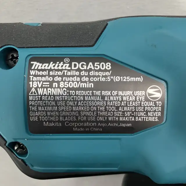 Makita DGA508 Brushless 5' Angle Grinder Bundle - Photo 4