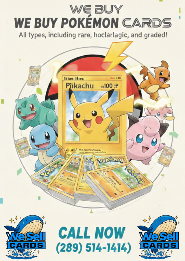 POKEMON COLLECTIONS WANTED - SEALED/SLABS/RAW - SAME DAY CASH