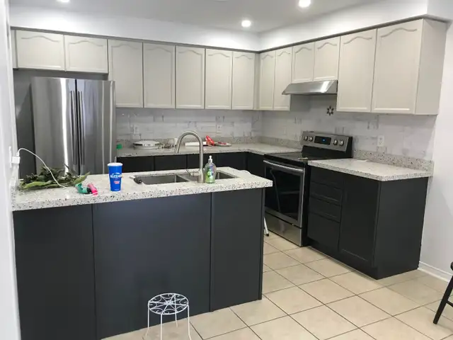 Kitchen Cabinet Painting (Sprayer)