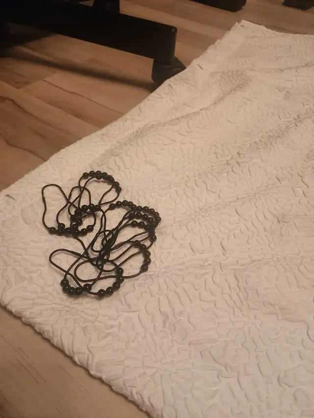 Shower Curtain and hooks - Photo 2